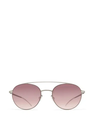 Mykita Reva Sun Round-frame Sunglasses In Silver