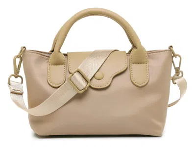 Mytagalongs Sofia Mini Crossbody In Beige