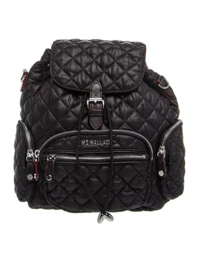 Pre-owned Mz Wallace Nylon Backpack In Black