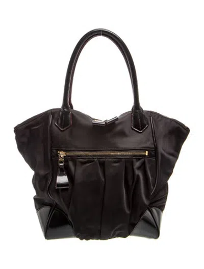 Pre-owned Mz Wallace Nylon Tote In Black
