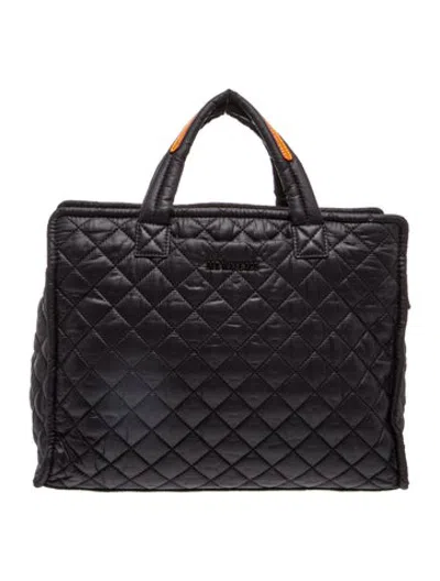 Pre-owned Mz Wallace Nylon Tote In Black