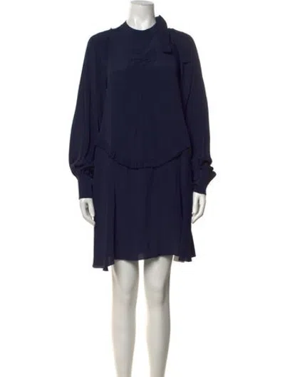 Pre-owned N°21 Acetate Mini Dress In Blue