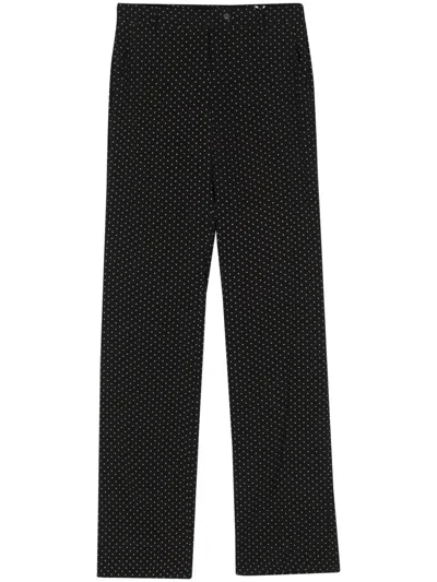 N°21 High-waist Straight-leg Trousers In Black