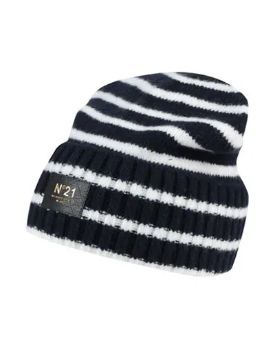 N°21 Woman Hat Midnight Blue Size Onesize Polyamide, Acrylic, Wool