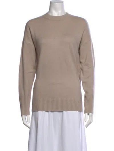 Pre-owned Naadam Cashmere Crew Neck Sweater W/ Tags In Neutrals