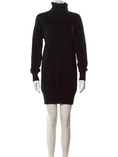 Pre-owned Naadam Vintage Mini Dress In Black