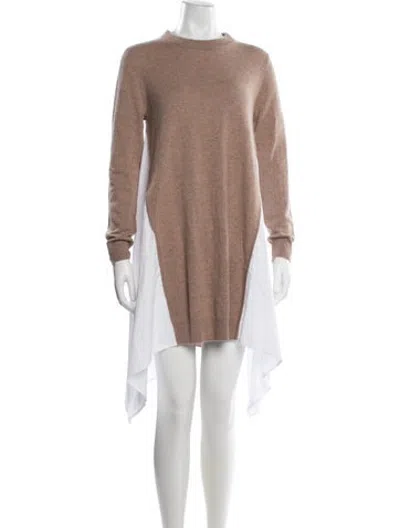 Pre-owned Naadam Wool Long Dress In Neutrals