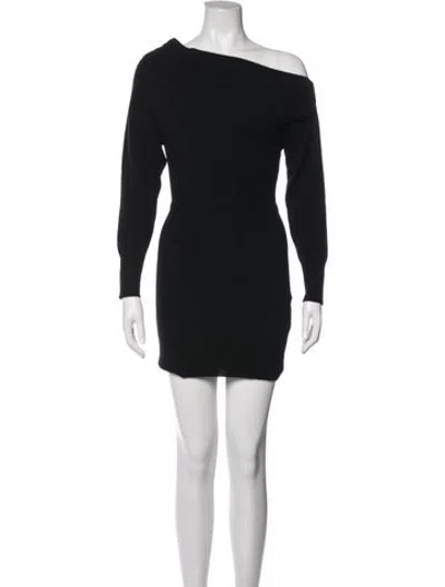 Pre-owned Naadam Wool Mini Dress W/ Tags In Black