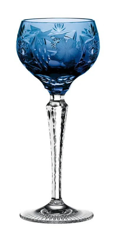 Nachtmann Traube Crystal Glass Handmade Wine Hock In Blue