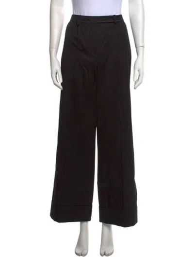 Pre-owned Nackiyé Wide Leg Pants In Black