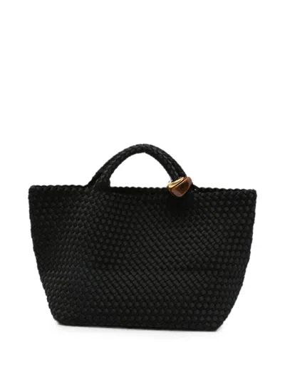 Naghedi Medium St Barths Beaded Tote Bag In Black