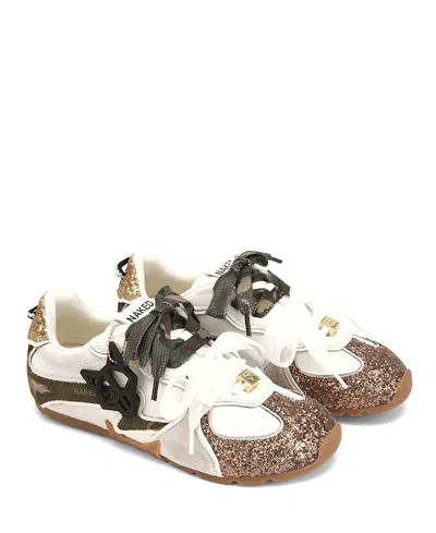 Naked Wolfe Women's Adored Leather Sneakers In Multi