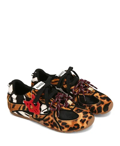 Naked Wolfe Women's Adored Pony Sneakers In Animal Print