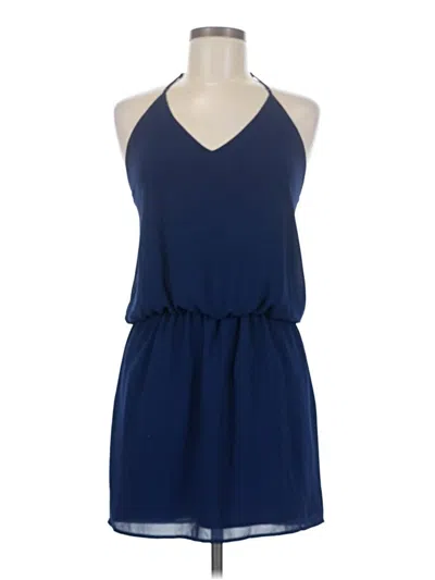Pre-owned Naked Zebra Casual Dress In Blue