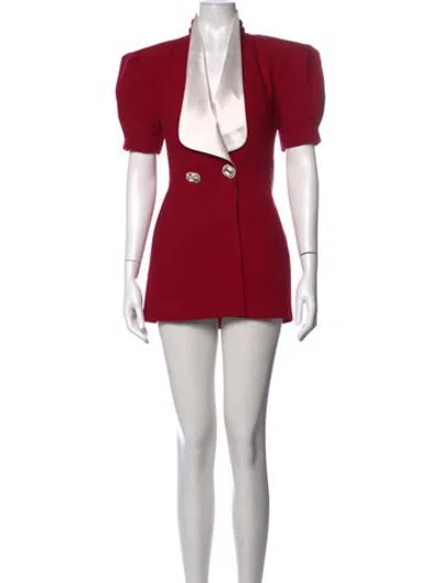Pre-owned Nana Jacqueline Mini Dress In Red