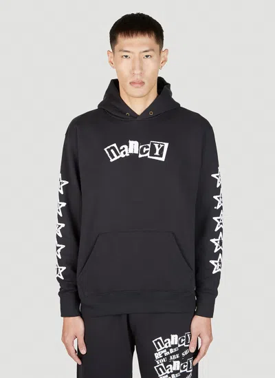 Nancy World Peace Hooded Sweatshirt In Black