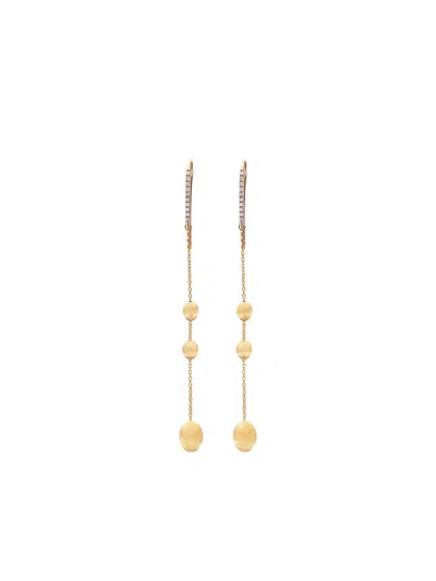 Nanis 18k Yellow Gold Diamond Earrings
