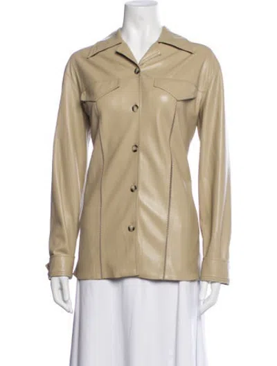 Pre-owned Nanushka Jacket In Neutrals