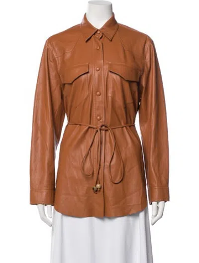 Pre-owned Nanushka Jacket In Orange