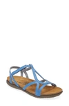 Naot Dorith Sandal In Sapphire Blue Leather