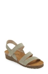 Naot 'kayla' Sandal In Sage Nubuck