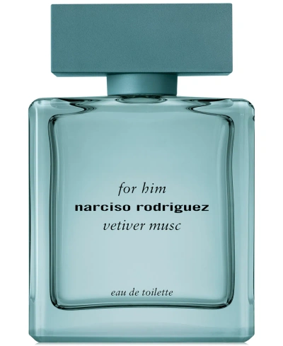 Narciso Rodriguez Men's For Him Vetiver Musc Eau De Toilette Spray, 3.3 Oz., A Macy's Exclusive In No Color