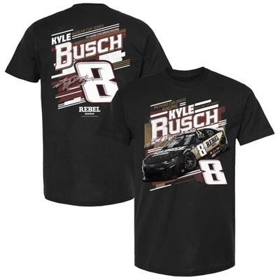 Nascar Richard Childress Racing Team Collection  Black Kyle Busch Rebel Bourbon Draft T-shirt