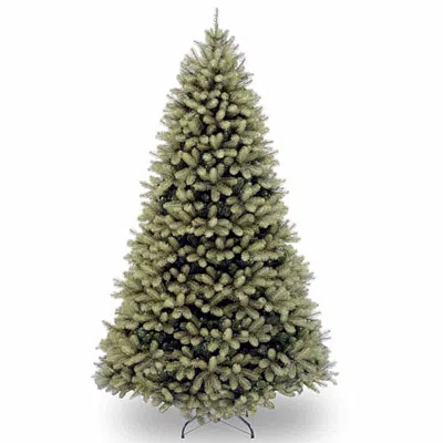 National Tree Co . Feel-real Downswept Douglas Fir Hinged 7 Foot Fir Christmas Tree In Green