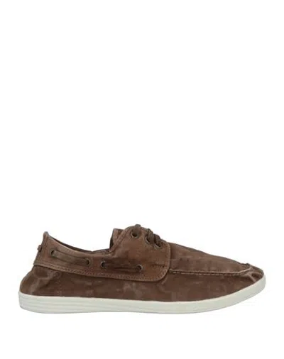 Natural World Man Loafers Dark Brown Size 13 Organic Cotton