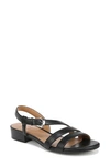 Naturalizer Hilma Slingback Sandal In Black Faux Leather