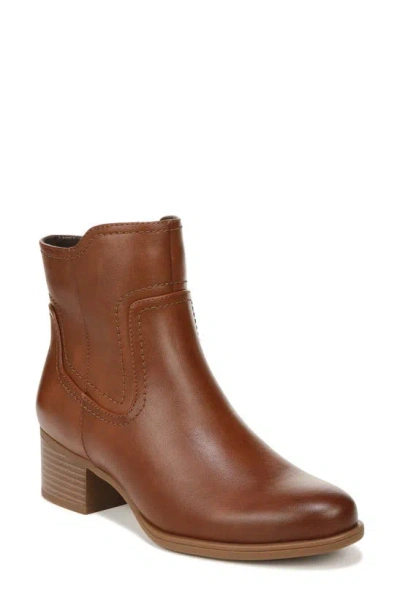 Naturalizer Kelby Bootie In Cider Spice Brown Synthetic