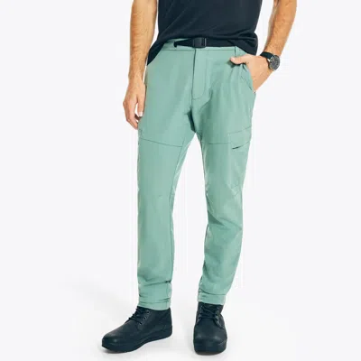 Nautica Mens Navtech Slim Fit Utility Pant In Green