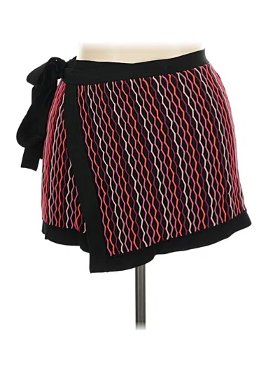 Pre-owned Nbd Casual Skirt In Red