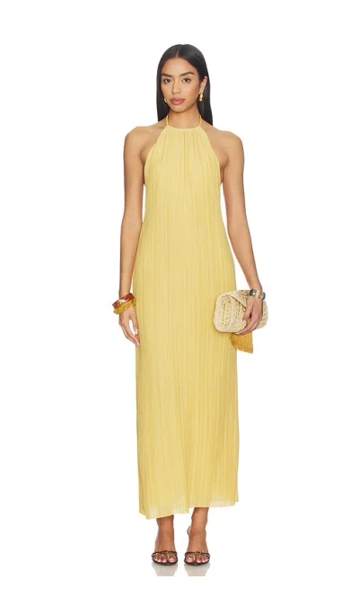 Nbd Kusum Maxi Dress In Golden Yellow