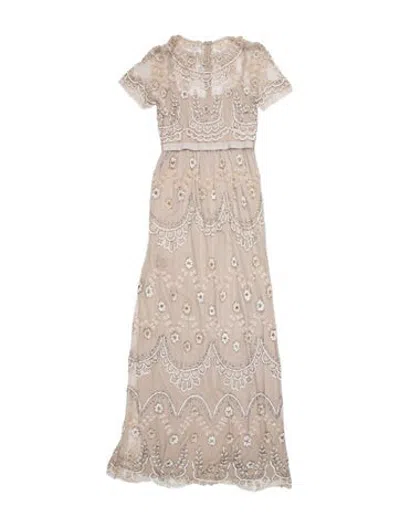 Pre-owned Needle & Thread Floral Print Long Dress In Multicolor