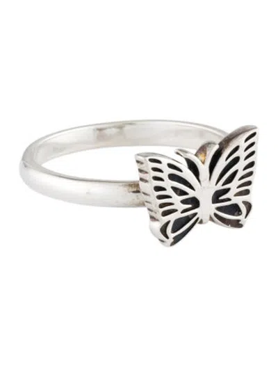 Pre-owned Needles Butterfly Cocktail Ring In Multicolor