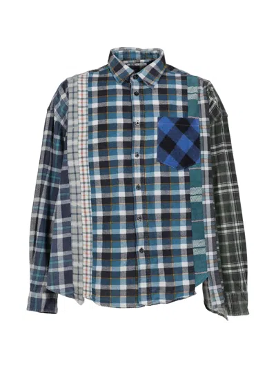 Needles Patchwork Fannel Shirt In Multi
