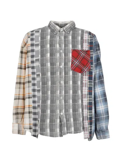 Needles Patchwork Fannel Shirt In Multi
