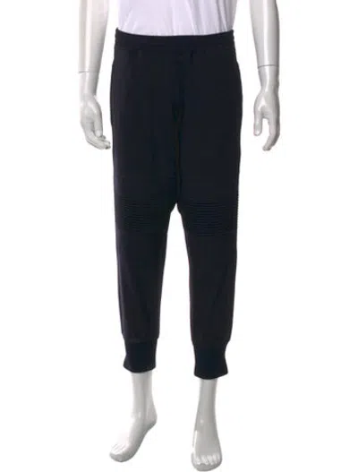 Pre-owned Neil Barrett Moto Pants In Black