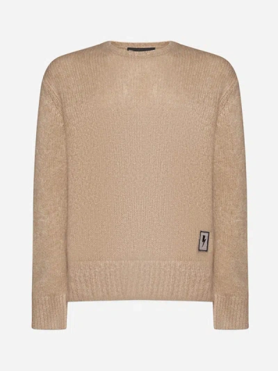 Neil Barrett Sweater In Dark Beige