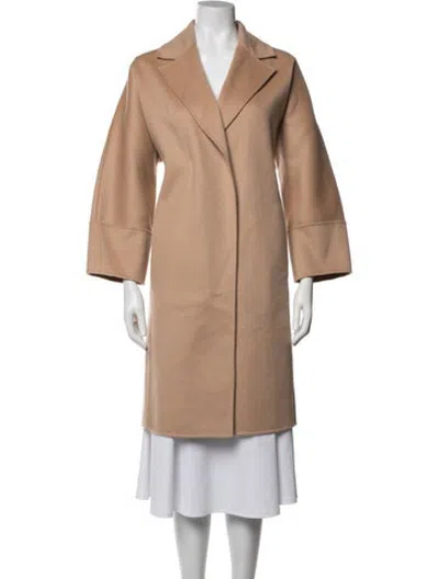 Pre-owned Neiman Marcus Cashmere Coat In Neutrals