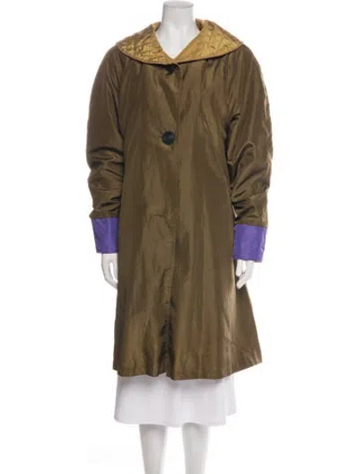 Pre-owned Neiman Marcus Coat In Green