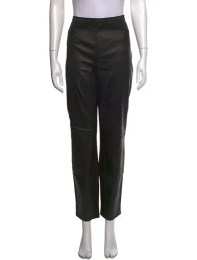 Pre-owned Neiman Marcus Straight Leg Pants In Black