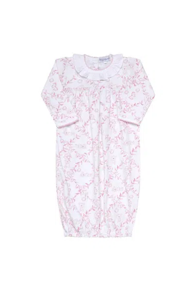 Nellapima Pink Bears Trellace Baby Gown