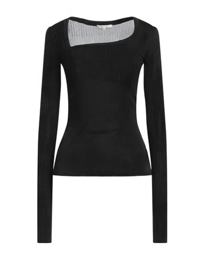 Nensi Dojaka Woman Sweater Black Size L Viscose, Polyamide