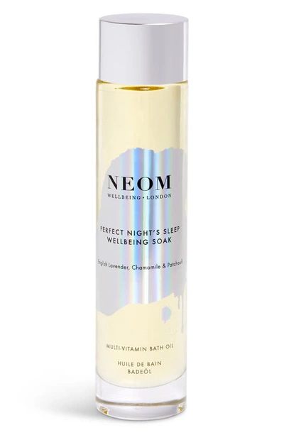Neom Perfect Night's Sleep Wellbeing Soak Multi-vitamin Bath Oil, 3.38 oz In White