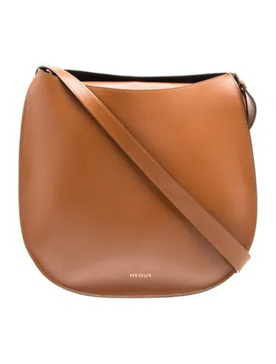 Pre-owned Neous Leather Shoulder Bag In Brown