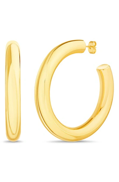 Nes Jewelry Hoop Earrings In Gold