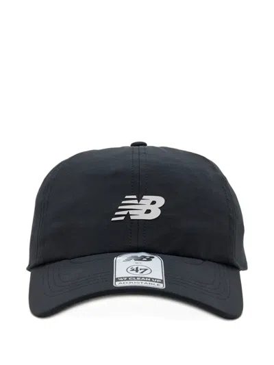 New Balance '47 Clean Up Ultimate Run Logo Baseball Cap In Black