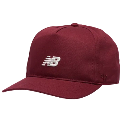 New Balance Core 47 Hitch Cap In Maroon/white